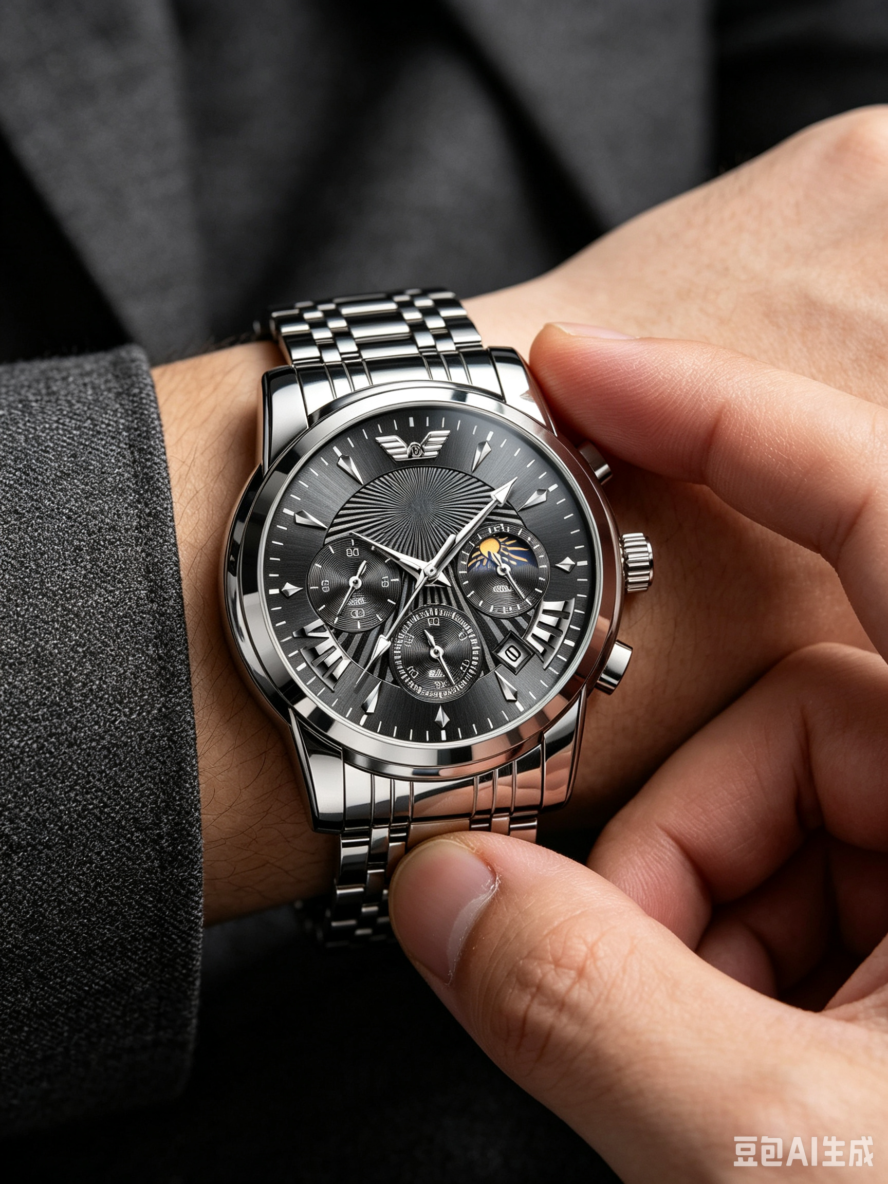 【Suwa Precision】Prémium nyitott tourbillon karóra