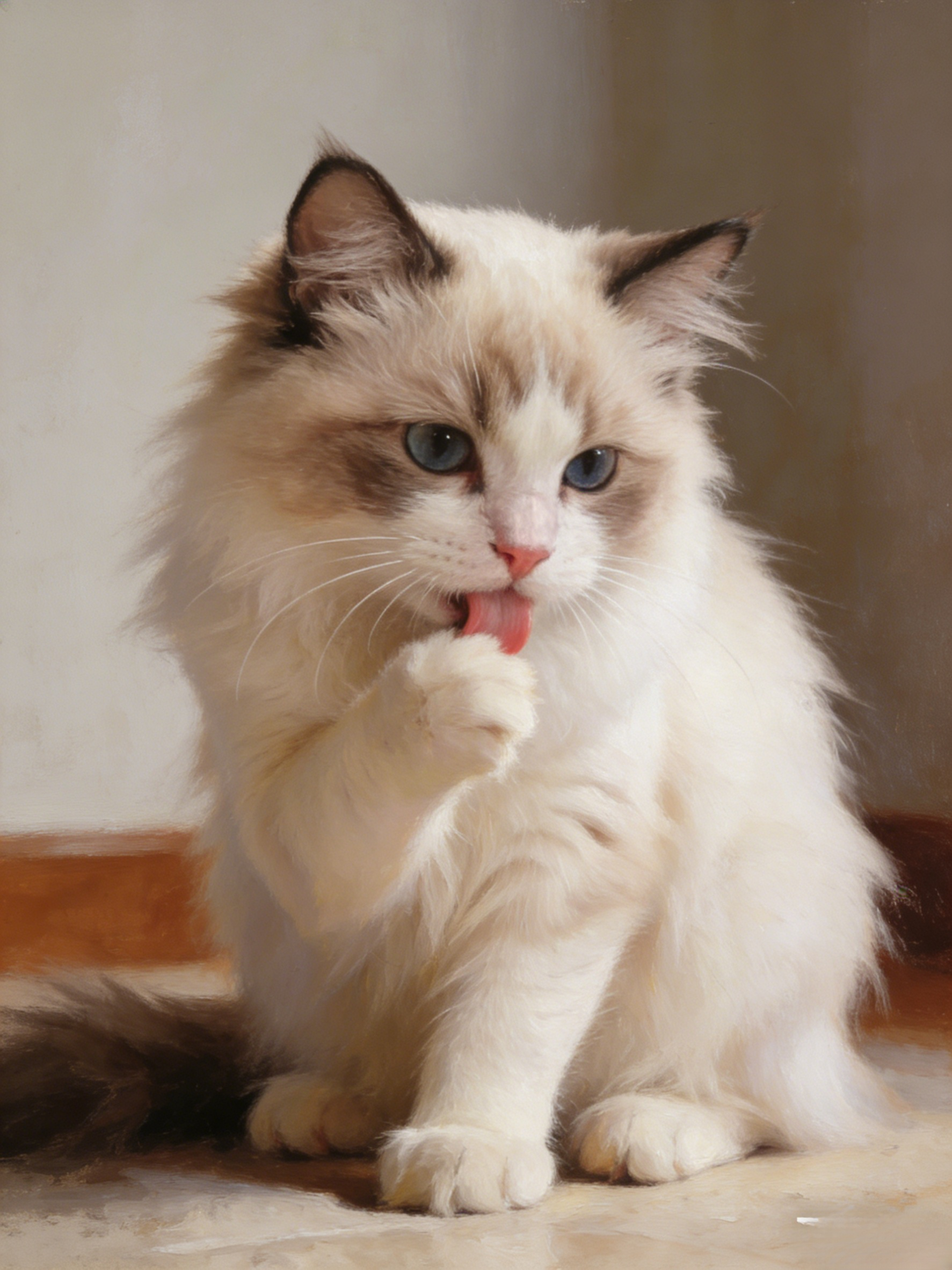 Kölyökmacska szimuláció rövid plüss baba