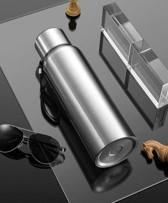 Nagy kapacitású, intelligens rozsdamentes acél termosz