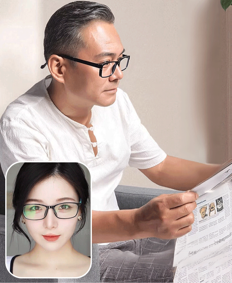 Ultrakönnyű, összecsukható olvasószemüveg kékfény szűrővel