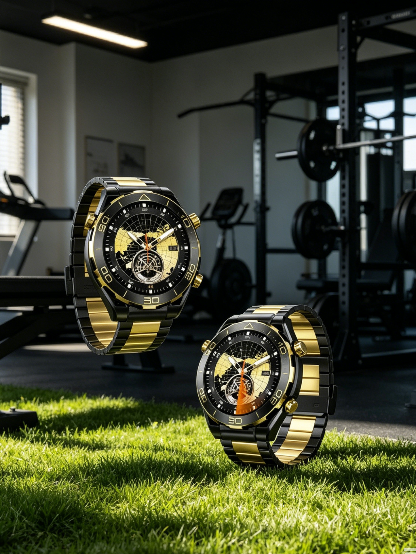 Fekete-Arany Egészség és Fitnesz Okosóra