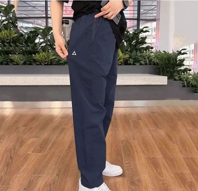  Lélegző, vízálló férfi funkcionális háromszög alakú gyorsan száradó munkanadrág