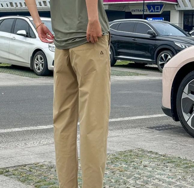  Lélegző, vízálló férfi funkcionális háromszög alakú gyorsan száradó munkanadrág