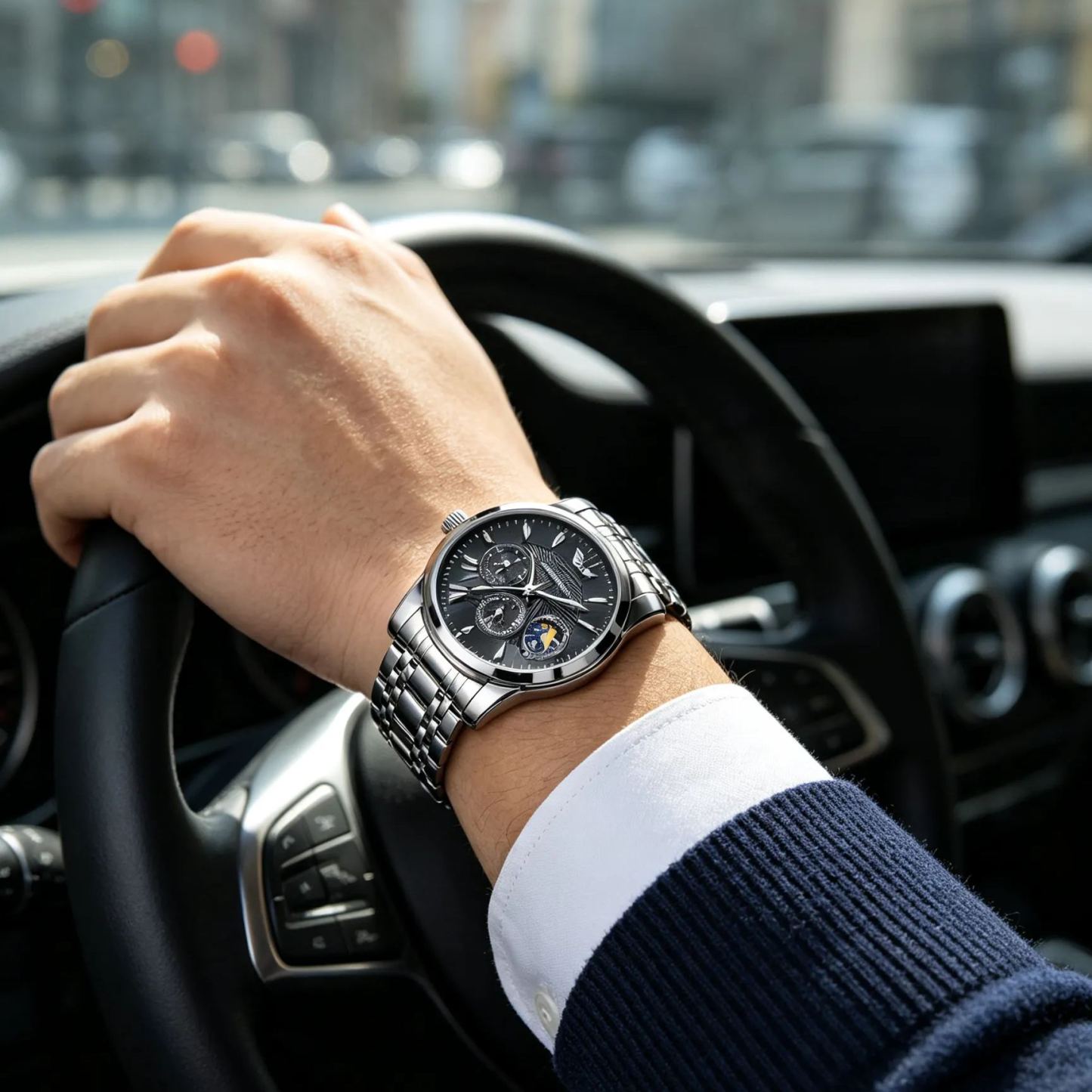 【Suwa Precision】Prémium nyitott tourbillon karóra