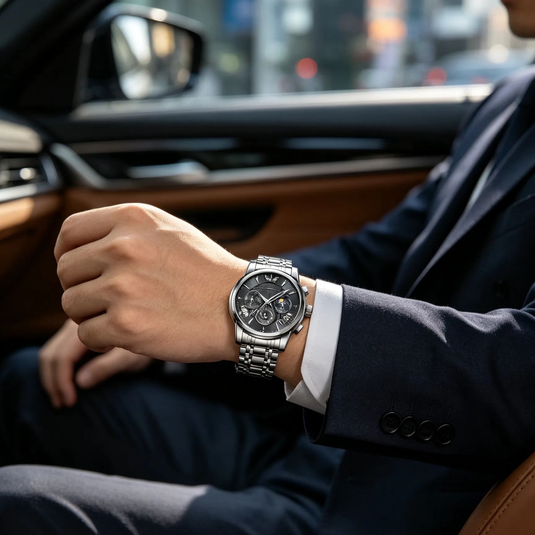 【Suwa Precision】Prémium nyitott tourbillon karóra