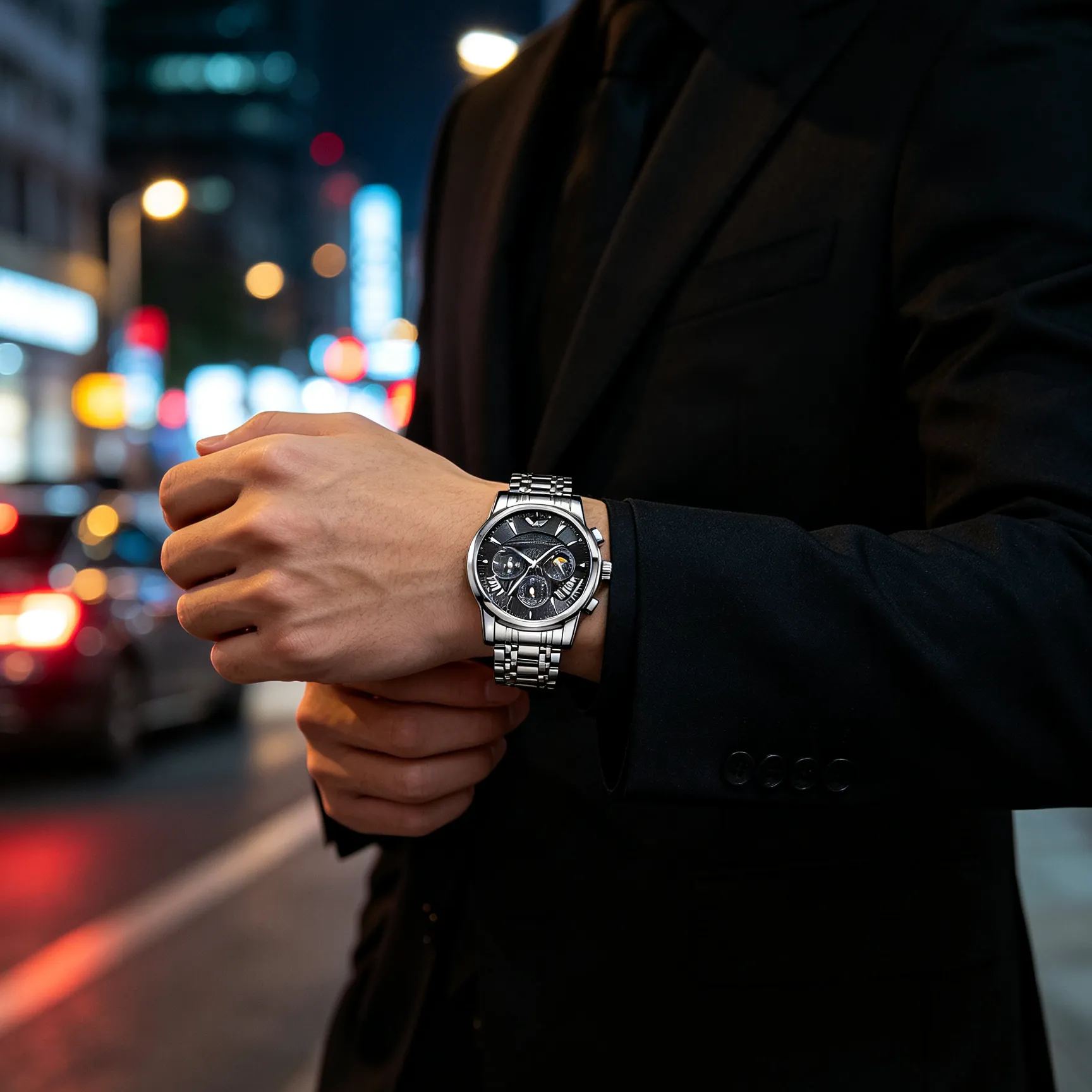 【Suwa Precision】Prémium nyitott tourbillon karóra