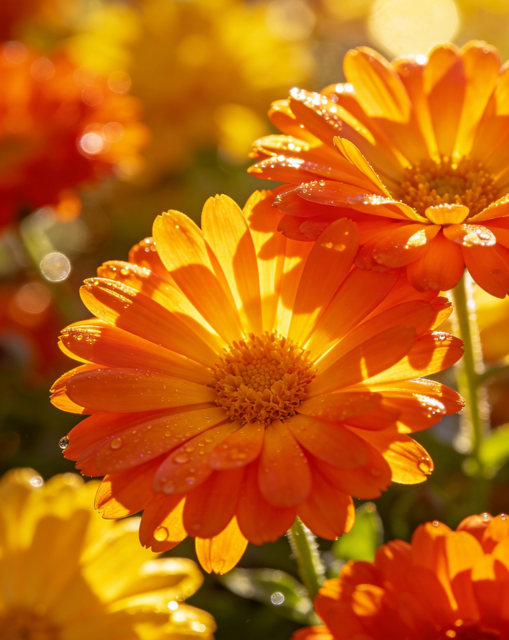 【100 napos virágzás】Könnyen nevelhető színes körömvirág magok