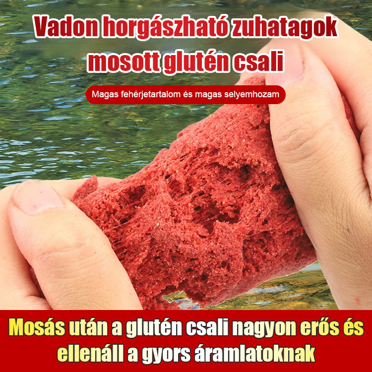 Minden halhoz alkalmas a piros kukac lustahorgász csali.