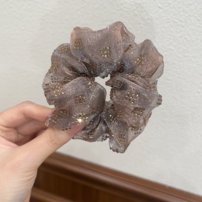 étszintes magas rugalmasságú organza hajgumi