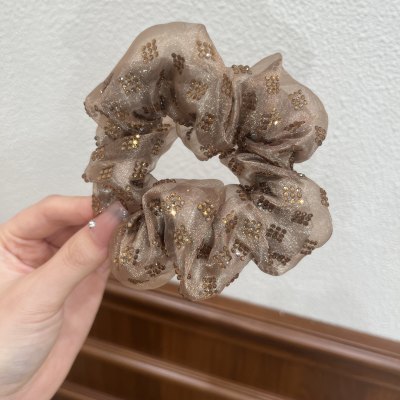 étszintes magas rugalmasságú organza hajgumi