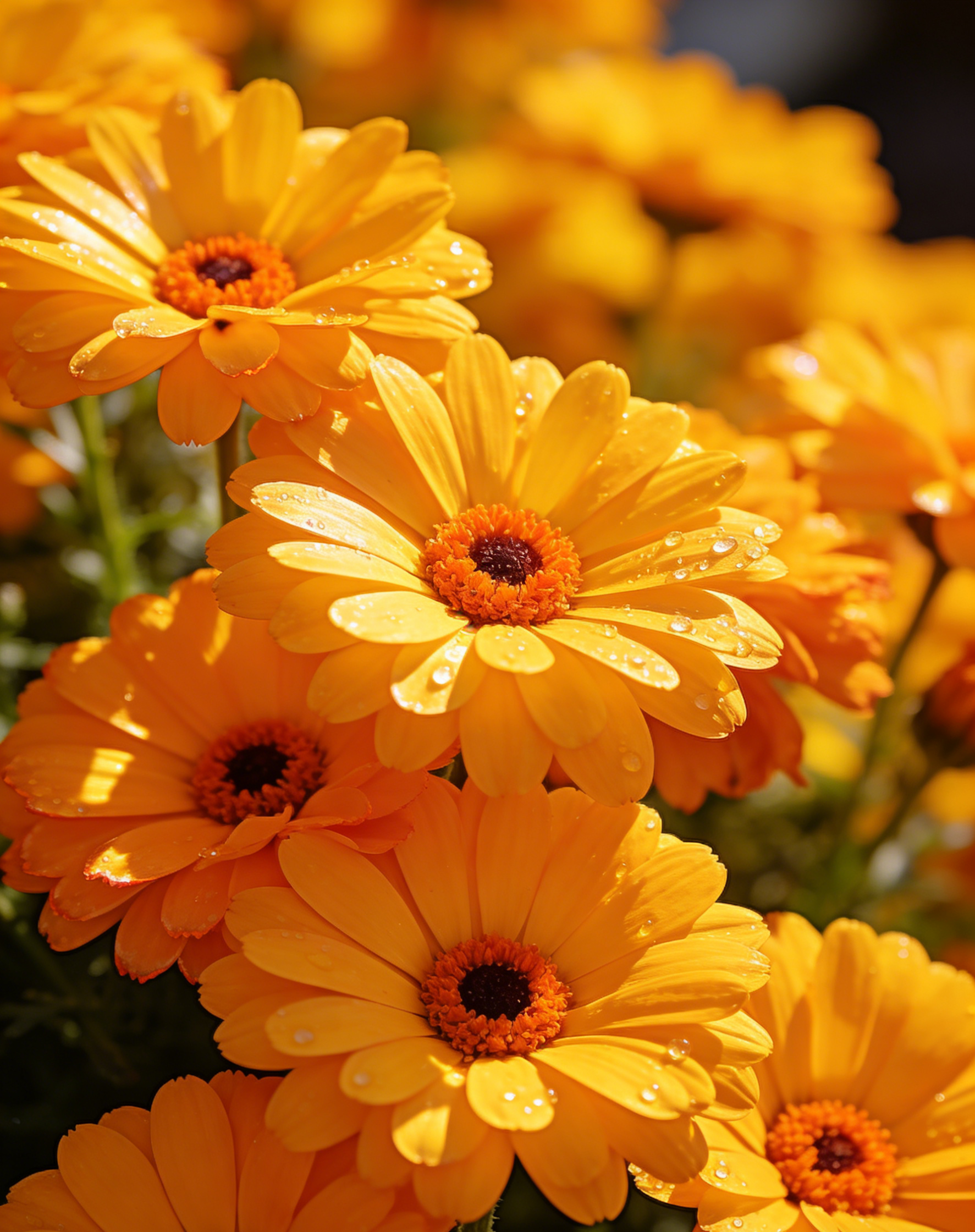 【100 napos virágzás】Könnyen nevelhető színes körömvirág magok