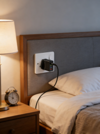 【Növelje a telefon akkumulátorának élettartamát】 Négyportos utazótöltő