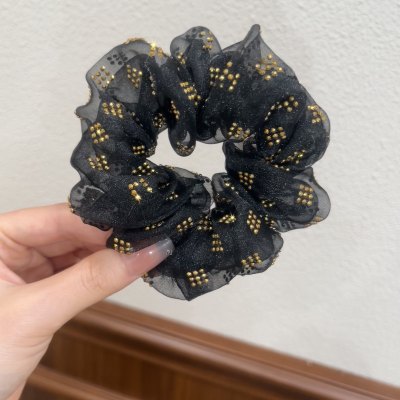 étszintes magas rugalmasságú organza hajgumi