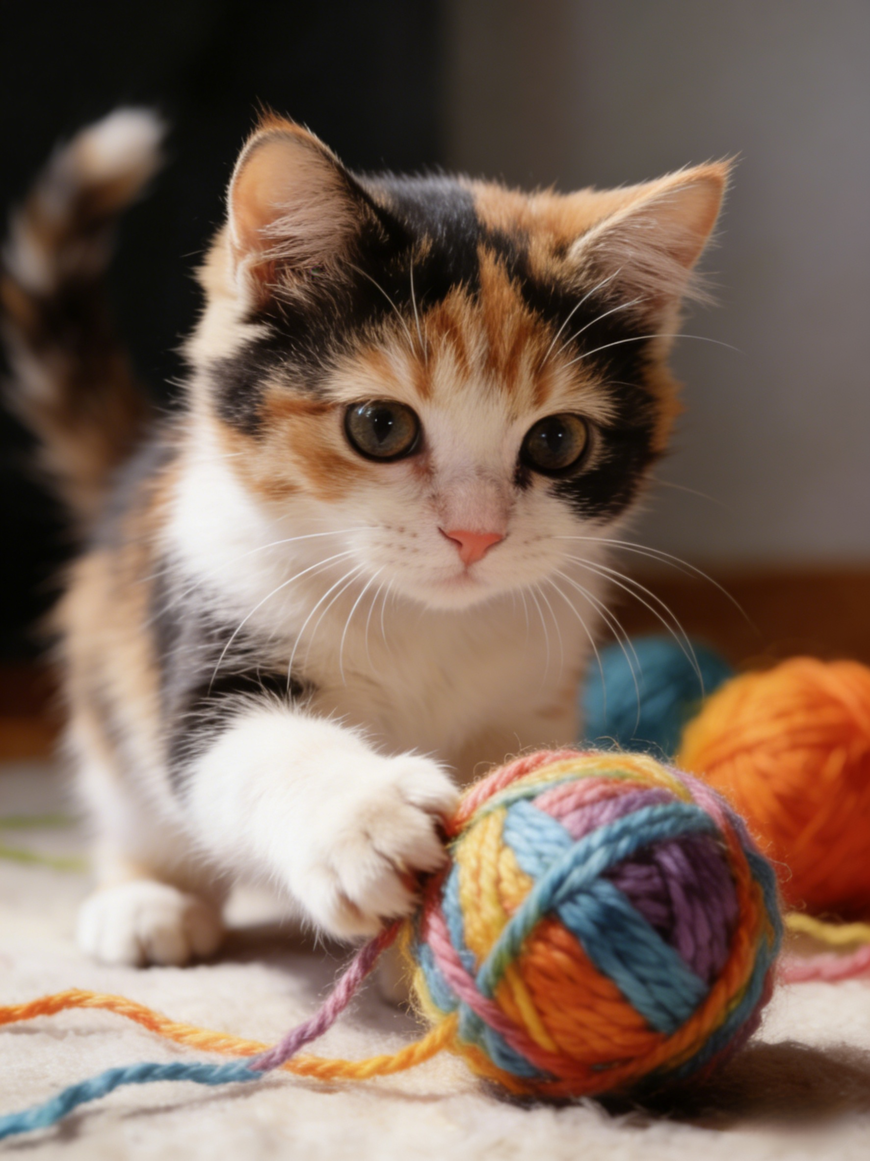 Kölyökmacska szimuláció rövid plüss baba