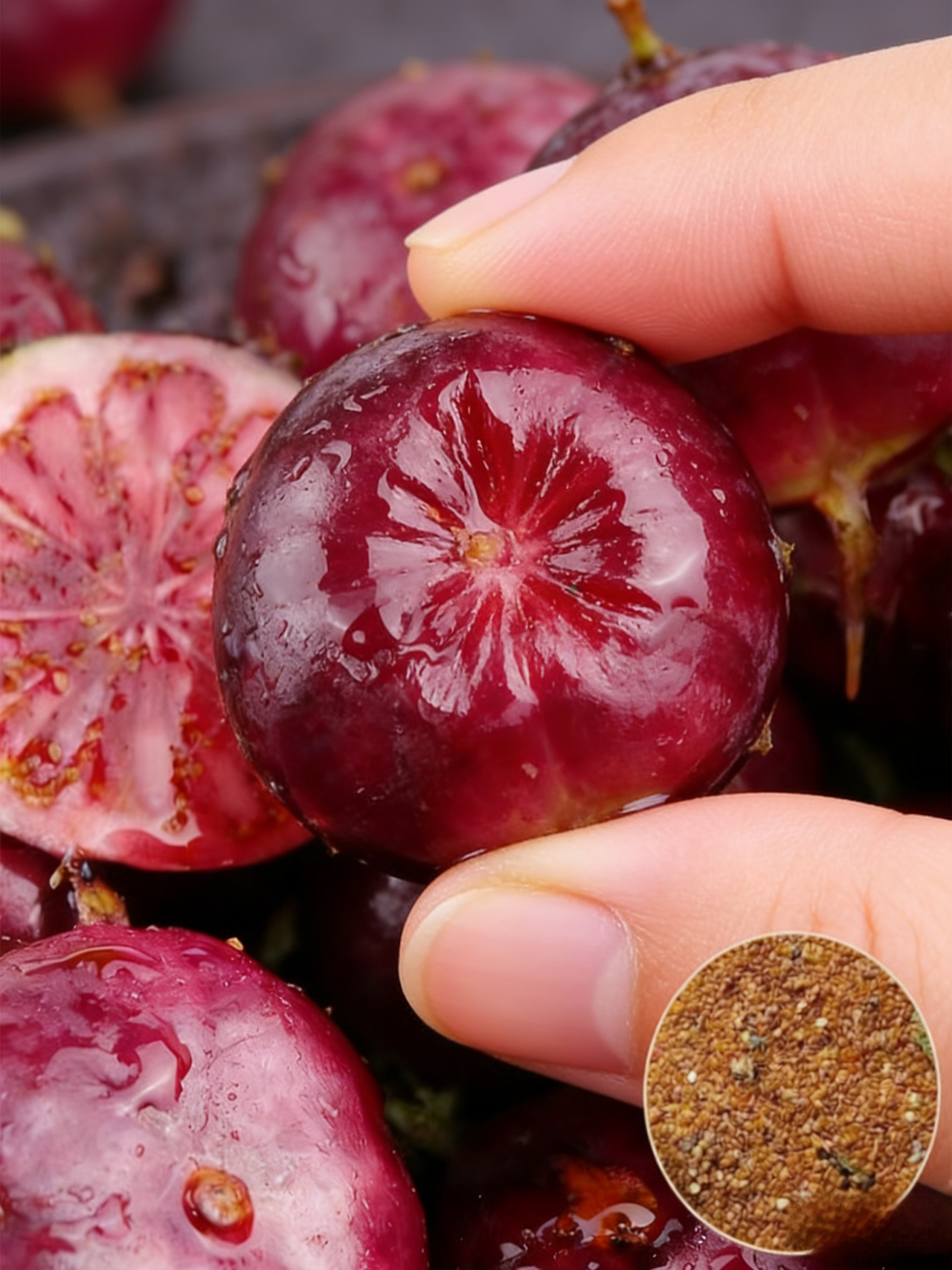 Vörös Ginzeng Gyümölcs Vetőmagok - Magas Antioxidáns-tartalmú Szuperétel 