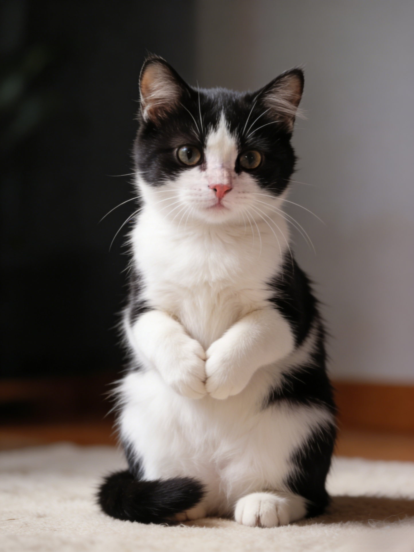 Kölyökmacska szimuláció rövid plüss baba