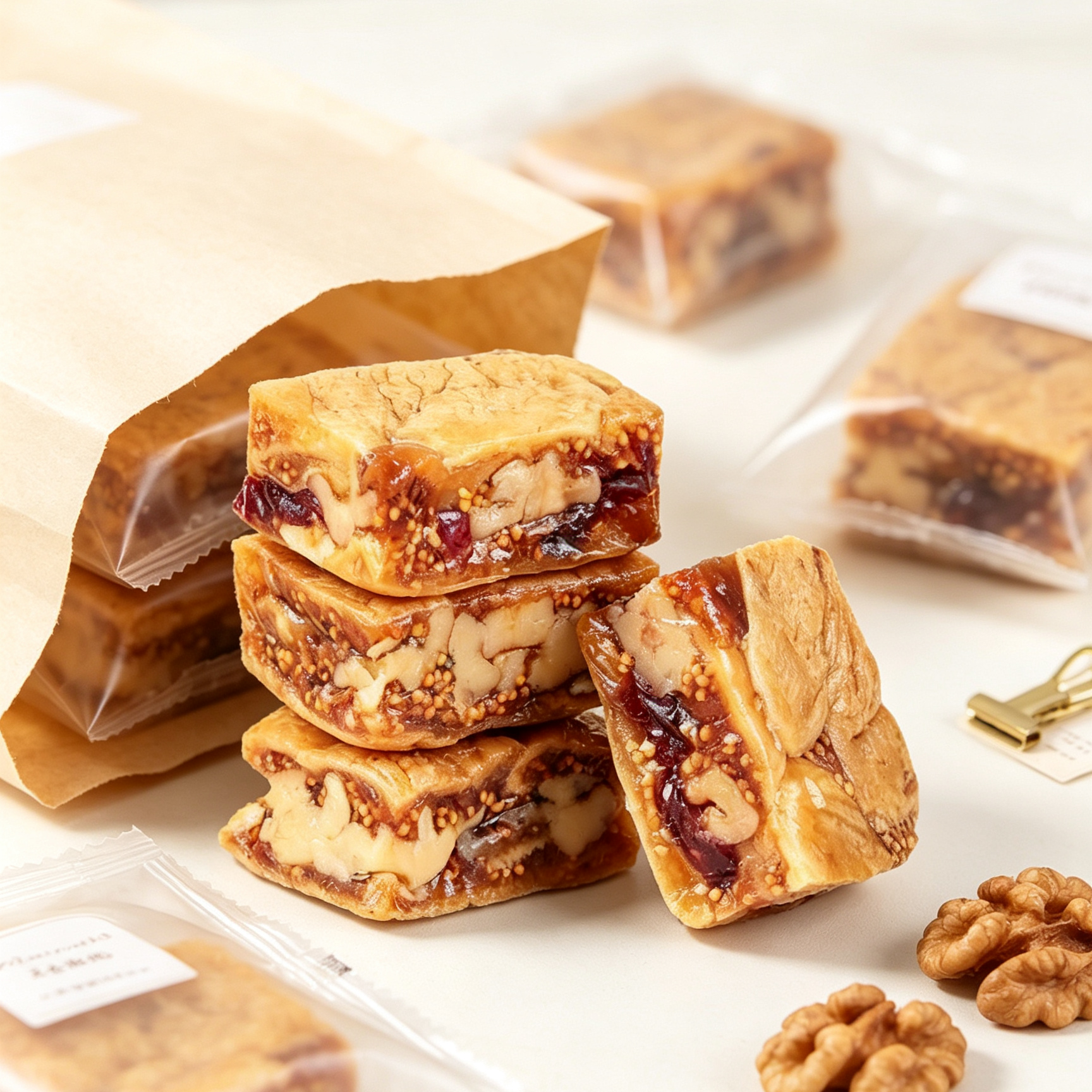 Prémium fügés-diós szelet – Alacsony hőmérsékleten sült rostdús egészséges snack