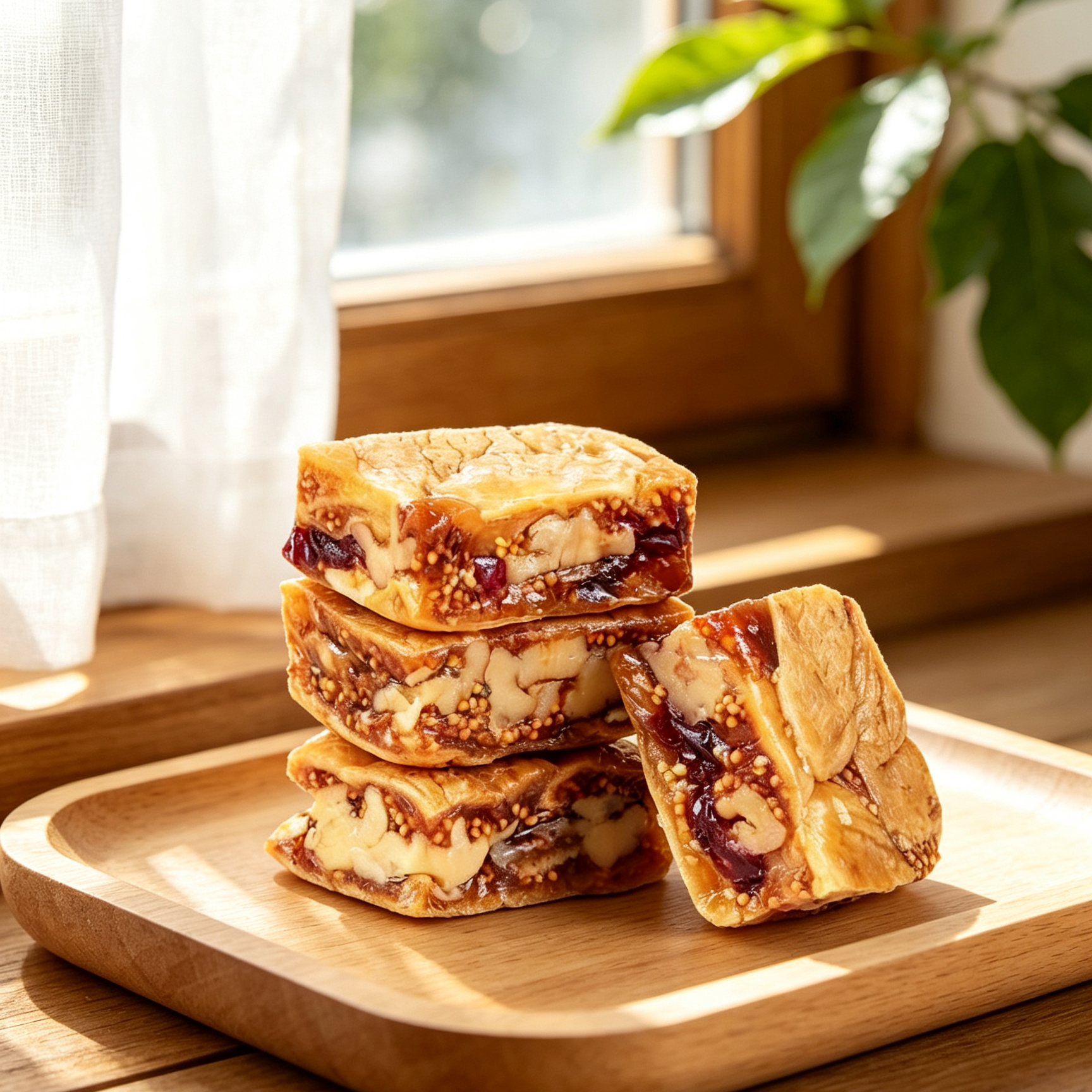 Prémium fügés-diós szelet – Alacsony hőmérsékleten sült rostdús egészséges snack