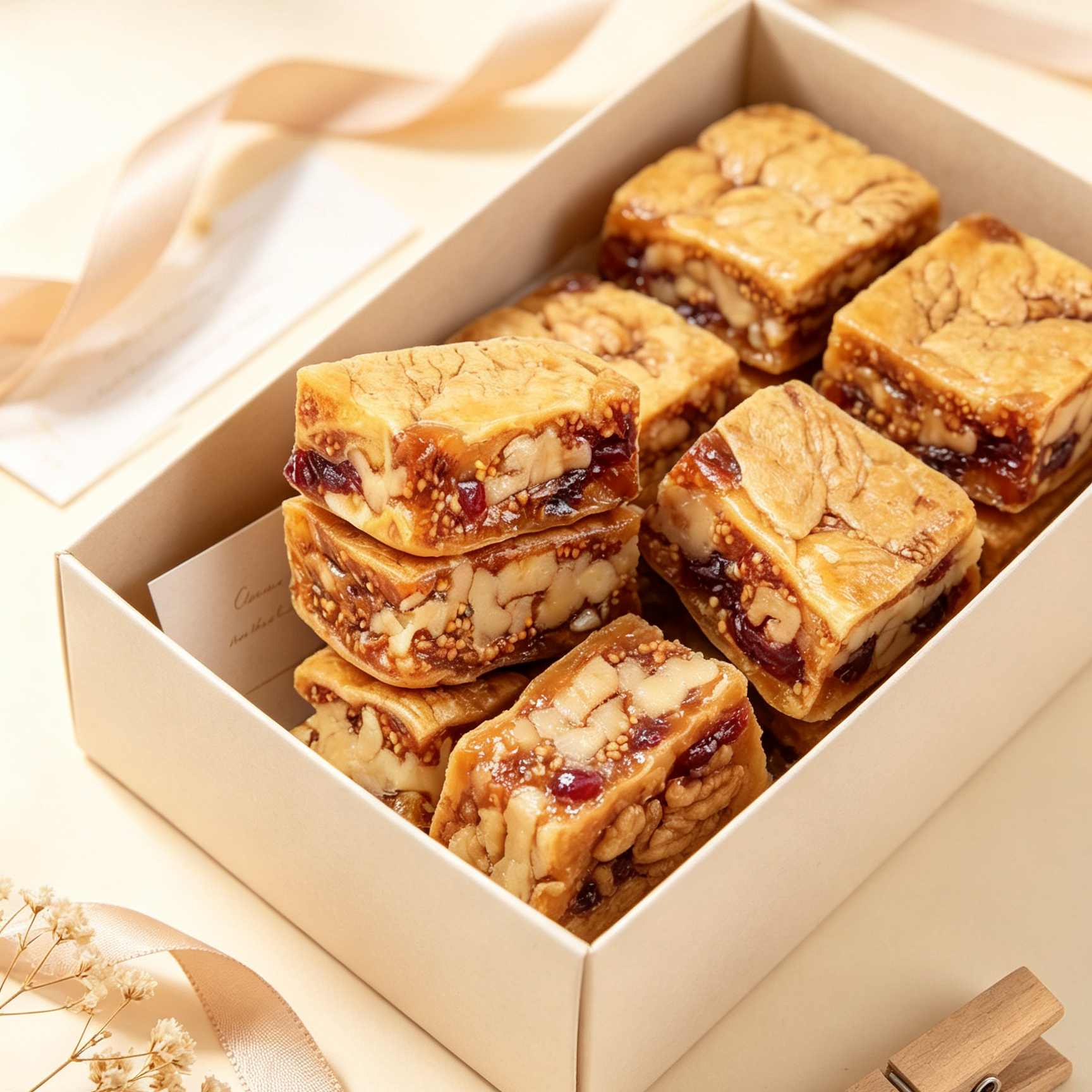 Prémium fügés-diós szelet – Alacsony hőmérsékleten sült rostdús egészséges snack