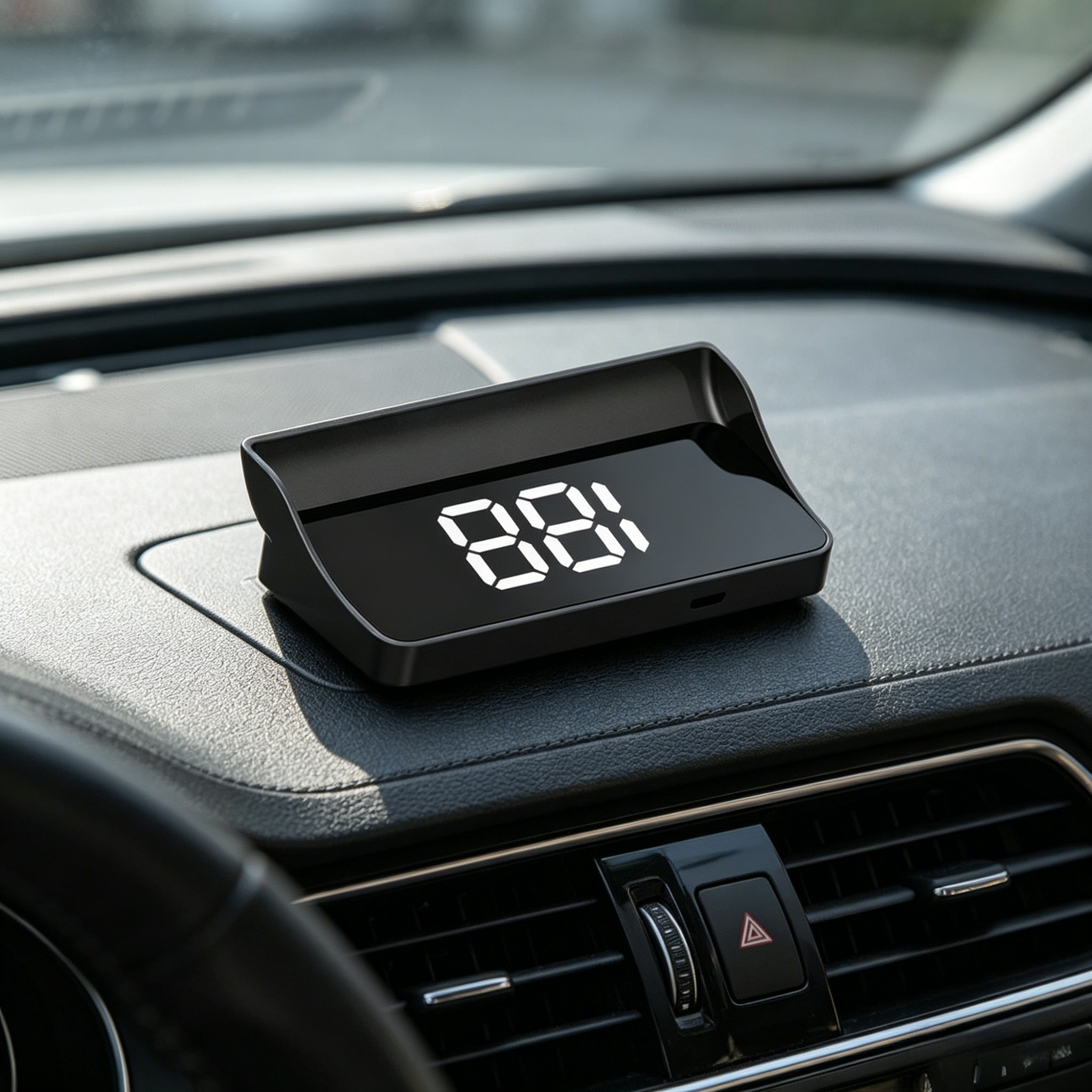 HUD Autós GPS Digitális Sebességmérő | Head-Up Display Minden Autóhoz | Szélvédőre Vetített Sebesség | Túllépés Riasztás | Plug & Play