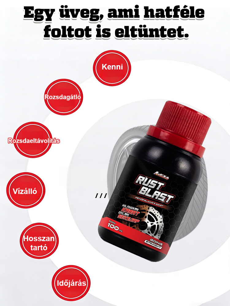 Többfunkciós rozsdaeltávolító és fémvédő spray