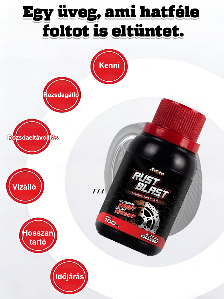 Többfunkciós rozsdaeltávolító és fémvédő spray
