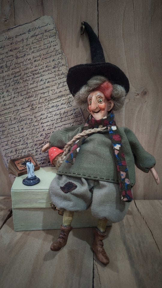 🔥Last Week Promotion 49% OFF 💞🧙Handmade Lucky Kitchen Witch: Your Cozy Kitchen Guardian ✨