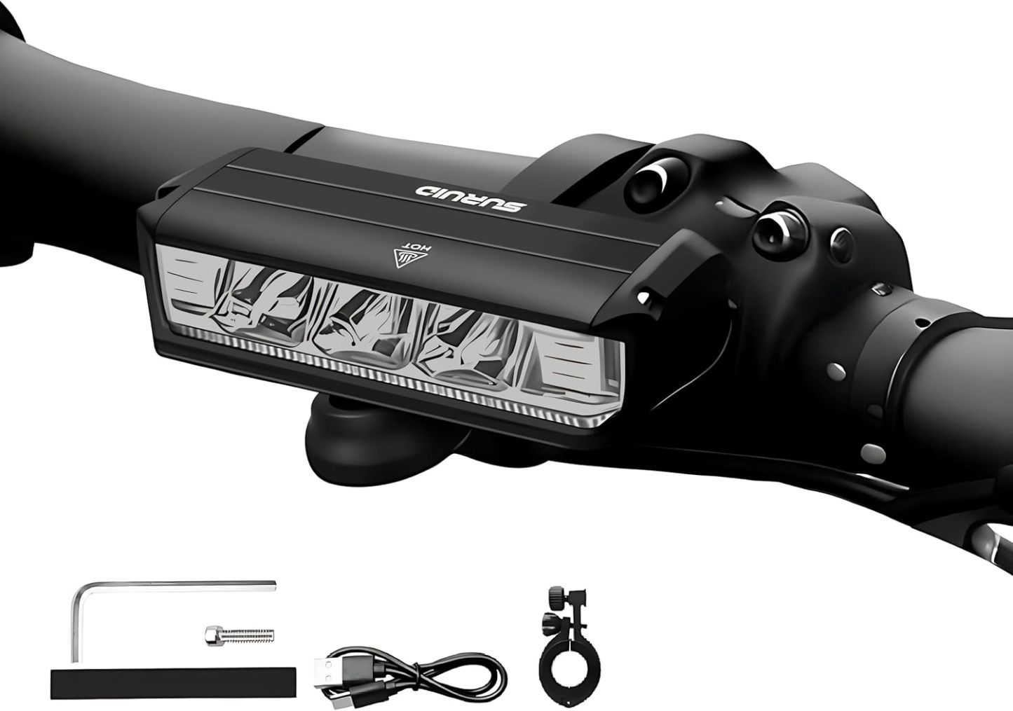 USB Rechargeable & Waterproof Bike Light