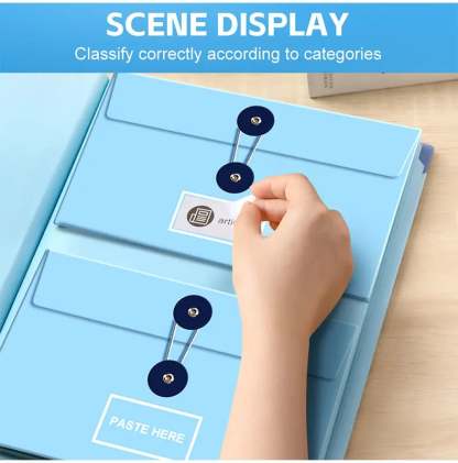 Accordion File Organizer Manila Pocket Document Folder