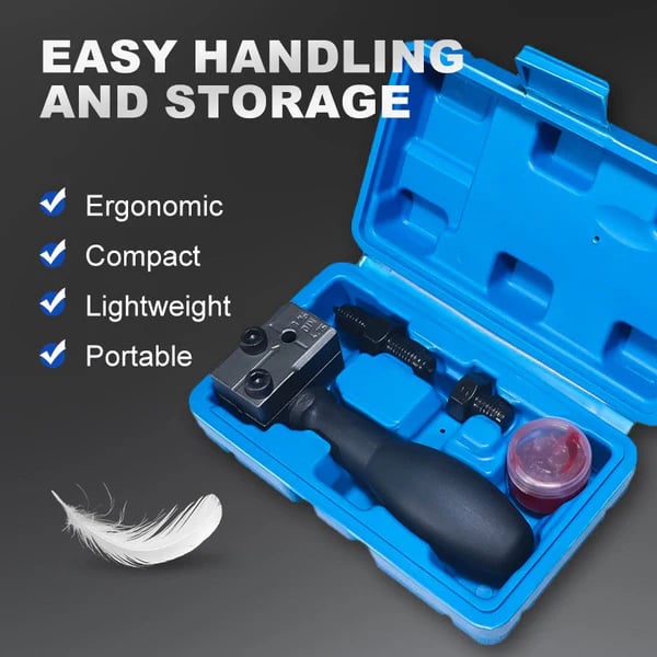 🔩Professional 3/16" Brake Line Flaring Tool Kit – Complete Vehicle Repair Set with Storage Case