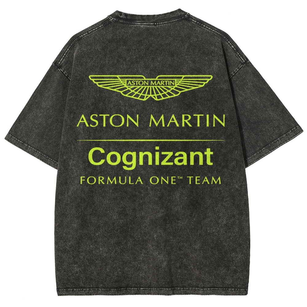 FORMULA ONE TEAM Racing Unisex Fit Washed T-Shirt