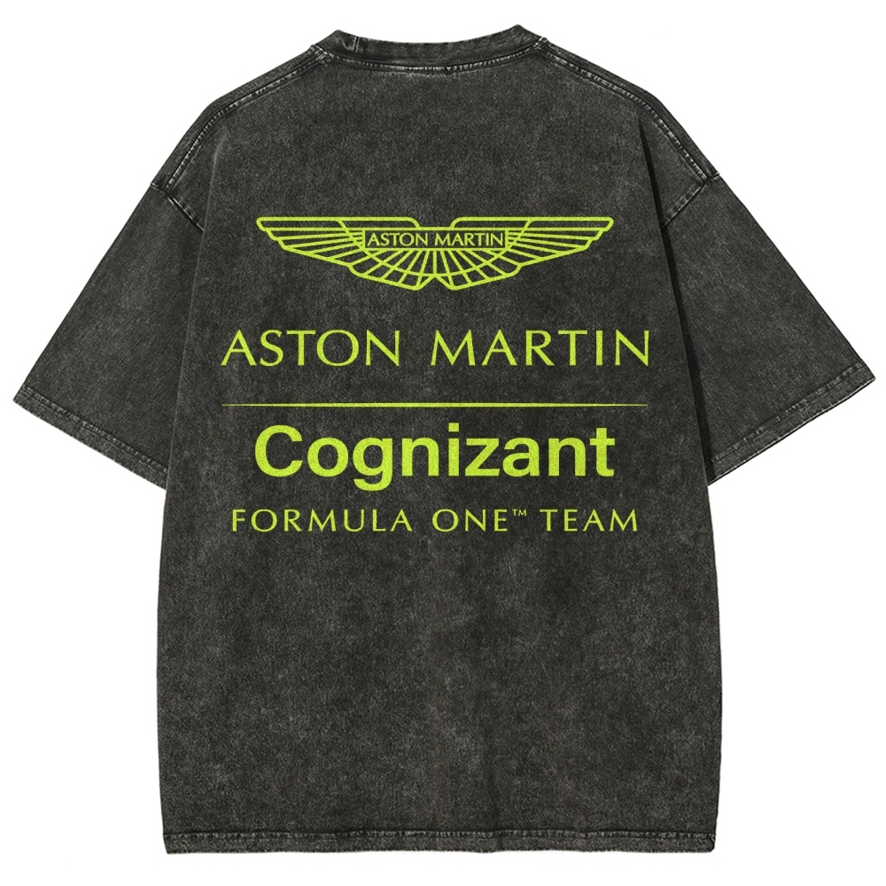 FORMULA ONE TEAM Racing Unisex Fit Washed T-Shirt