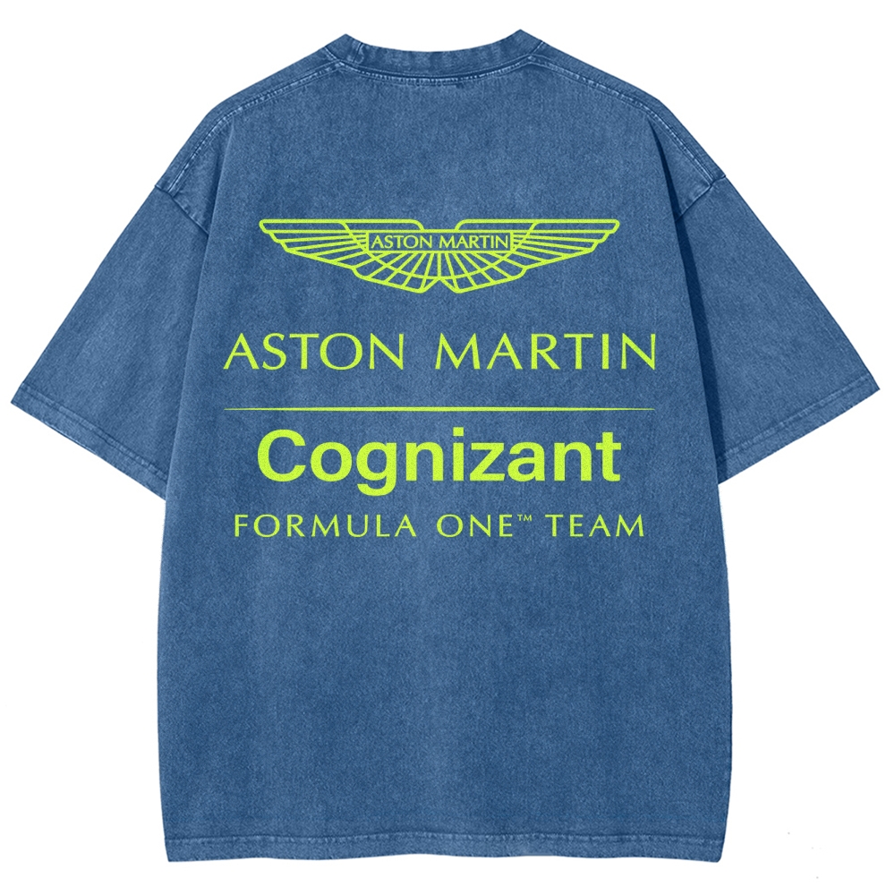 FORMULA ONE TEAM Racing Unisex Fit Washed T-Shirt