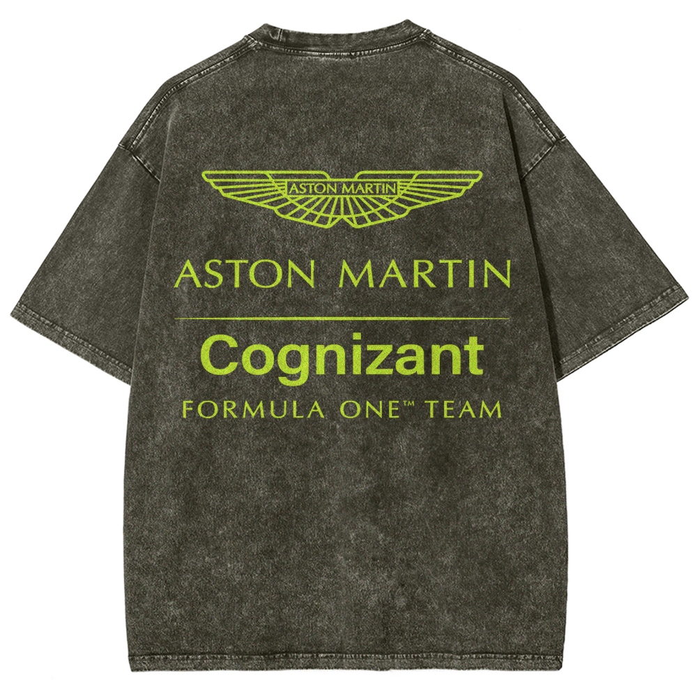 FORMULA ONE TEAM Racing Unisex Fit Washed T-Shirt