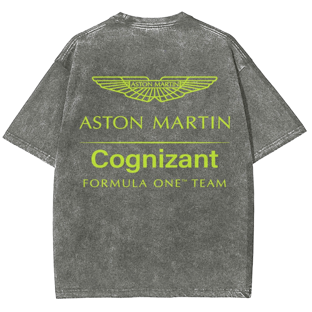 FORMULA ONE TEAM Racing Unisex Fit Washed T-Shirt