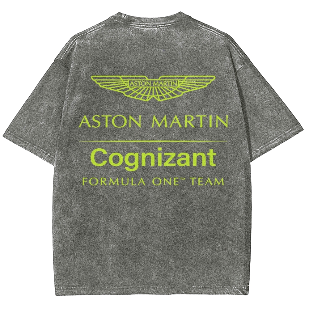 FORMULA ONE TEAM Racing Unisex Fit Washed T-Shirt