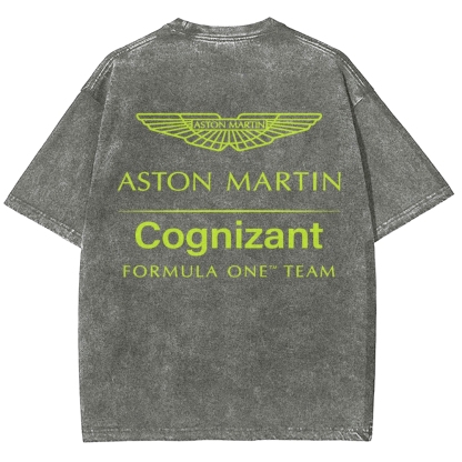 FORMULA ONE TEAM Racing Unisex Fit Washed T-Shirt