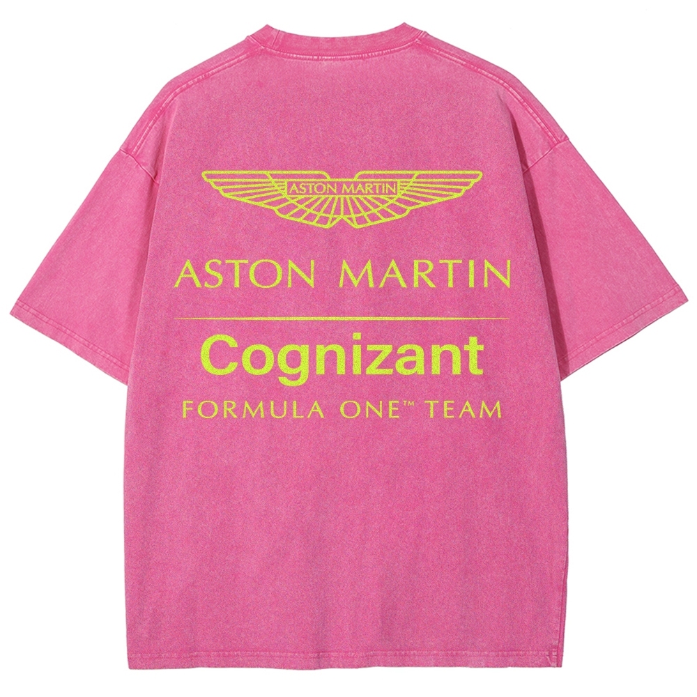FORMULA ONE TEAM Racing Unisex Fit Washed T-Shirt