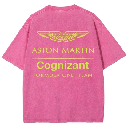 FORMULA ONE TEAM Racing Unisex Fit Washed T-Shirt