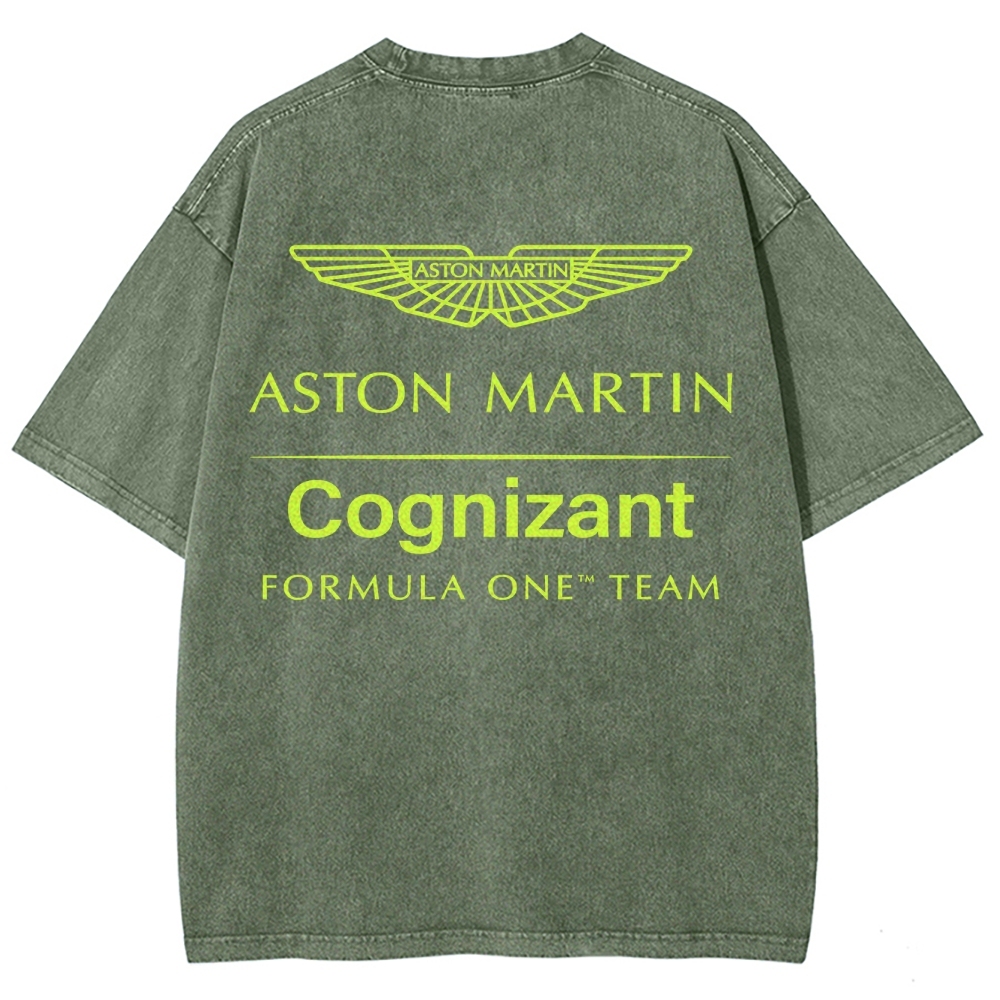 FORMULA ONE TEAM Racing Unisex Fit Washed T-Shirt