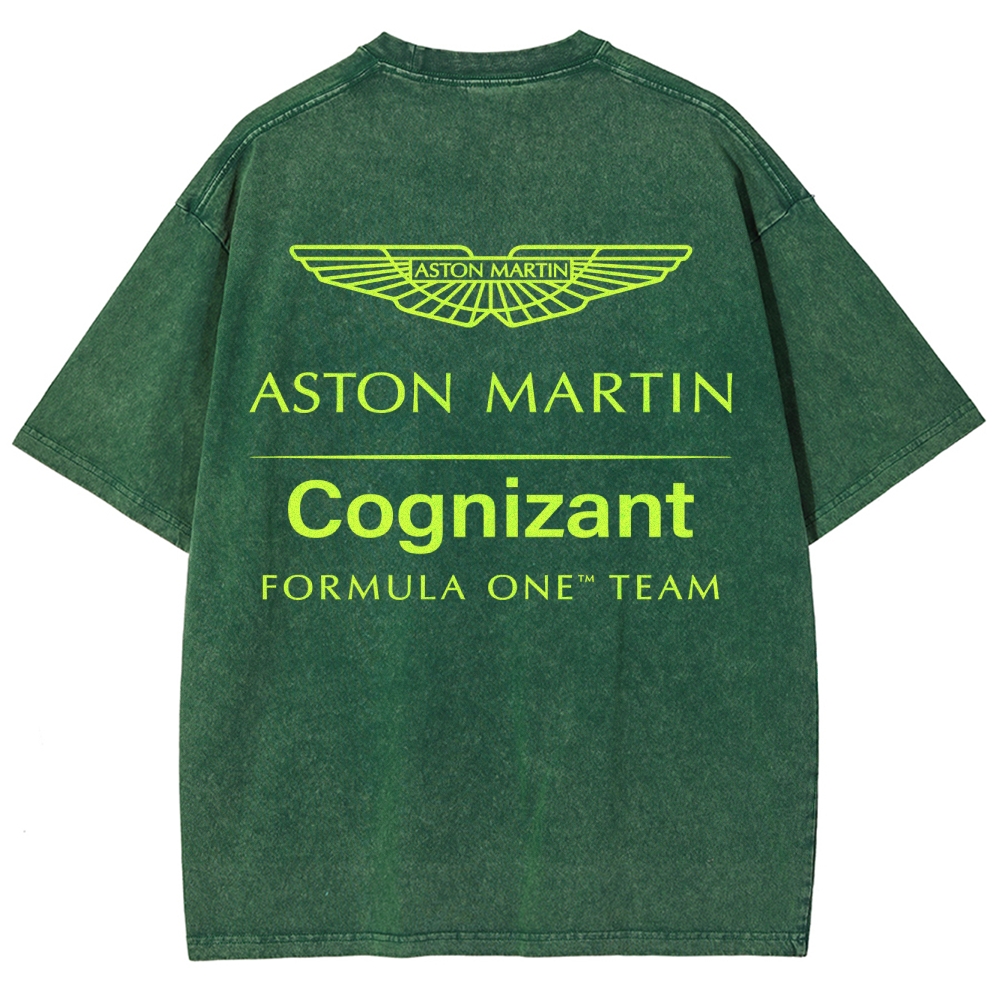 FORMULA ONE TEAM Racing Unisex Fit Washed T-Shirt
