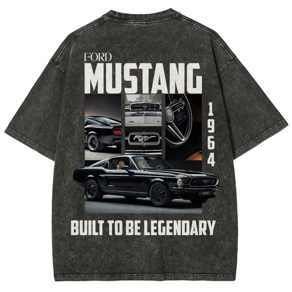 Mustang 1964 Unisex Fit Washed T-Shirt
