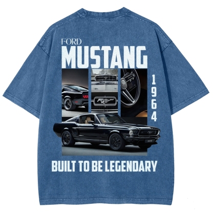 Mustang 1964 Unisex Fit Washed T-Shirt