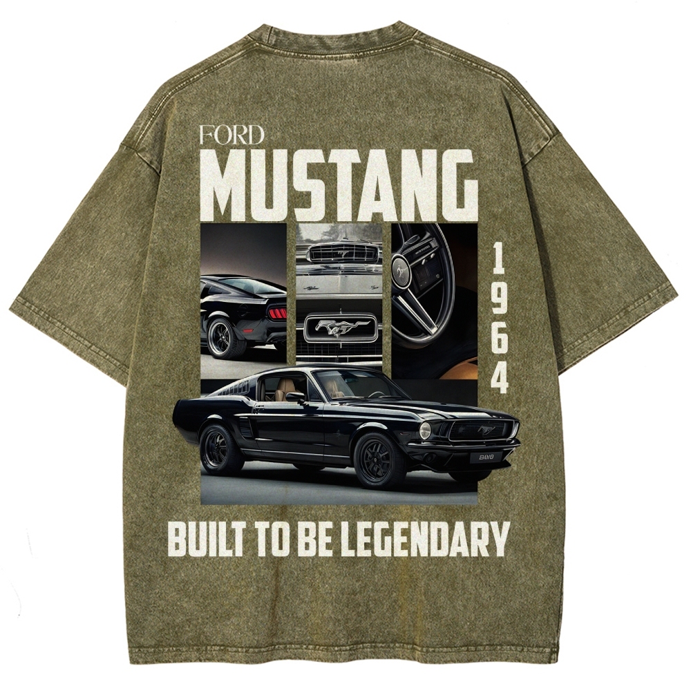 Mustang 1964 Unisex Fit Washed T-Shirt