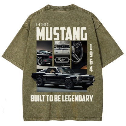 Mustang 1964 Unisex Fit Washed T-Shirt