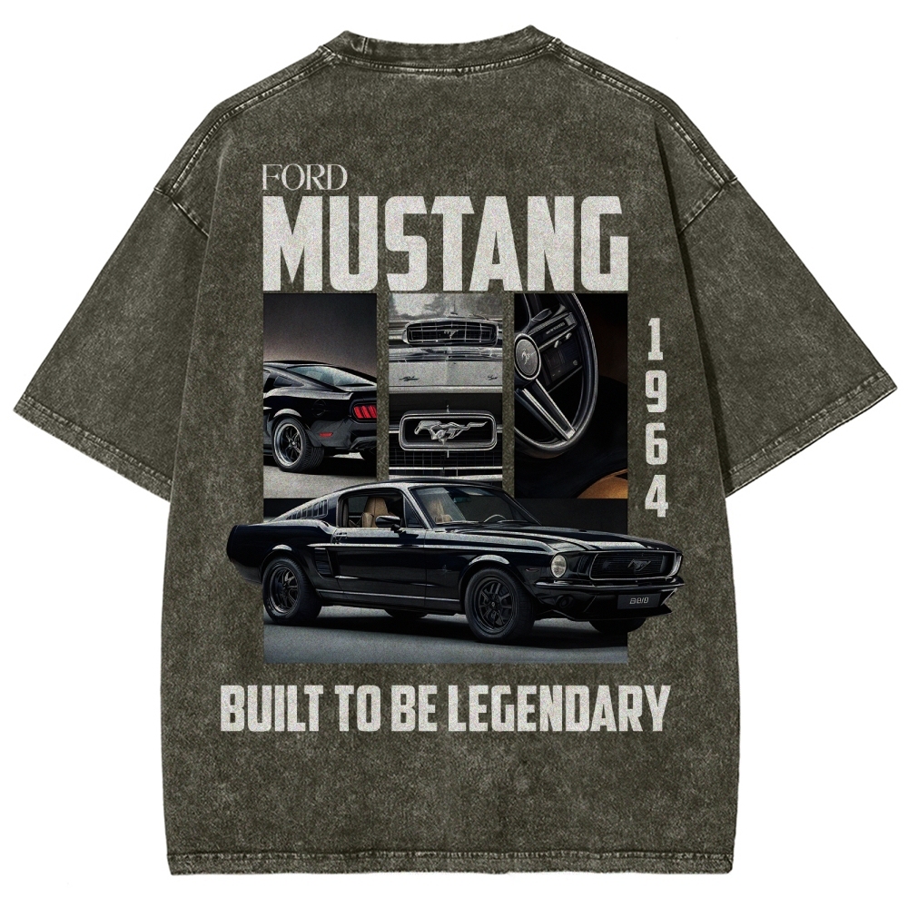 Mustang 1964 Unisex Fit Washed T-Shirt