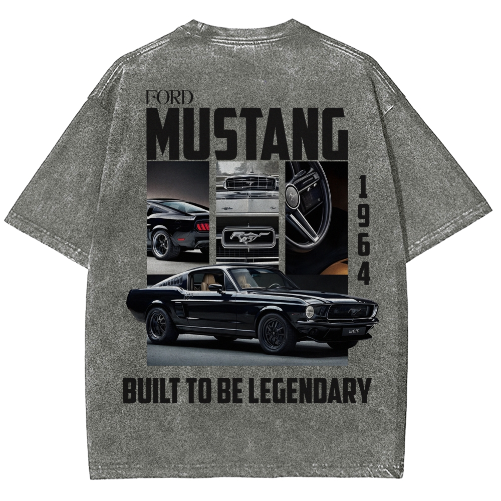 Mustang 1964 Unisex Fit Washed T-Shirt