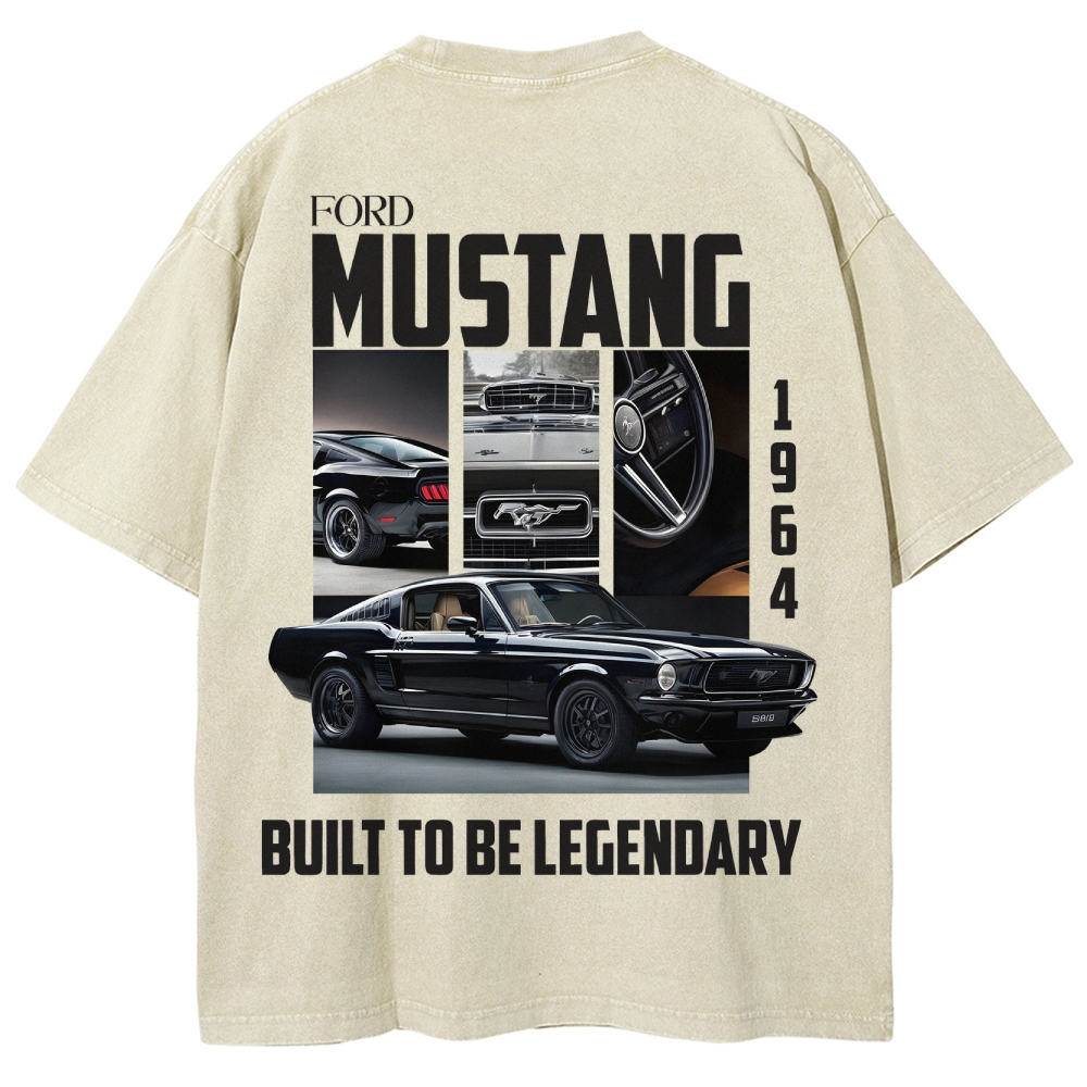 Mustang 1964 Unisex Fit Washed T-Shirt