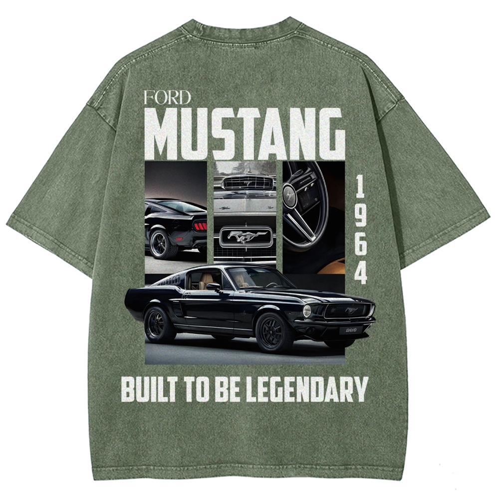 Mustang 1964 Unisex Fit Washed T-Shirt