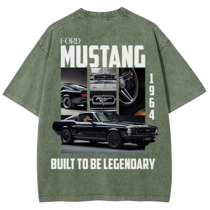 Mustang 1964 Unisex Fit Washed T-Shirt